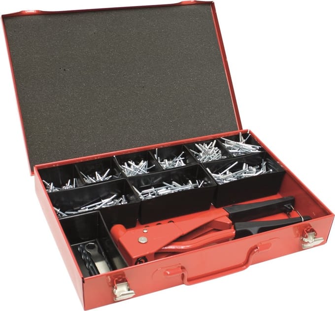 Kelfort Assortimenstkist blindklinknagels + tang