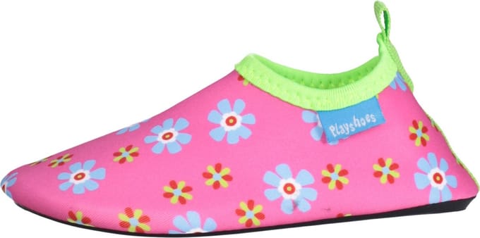 Playshoes waterschoenen Roze met bloemen