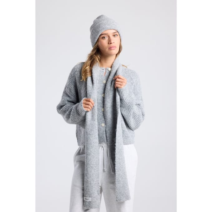 America Today Ollie Mid Grey Melange Maat: OS | Sjaals Outlet | Dames | Grijs