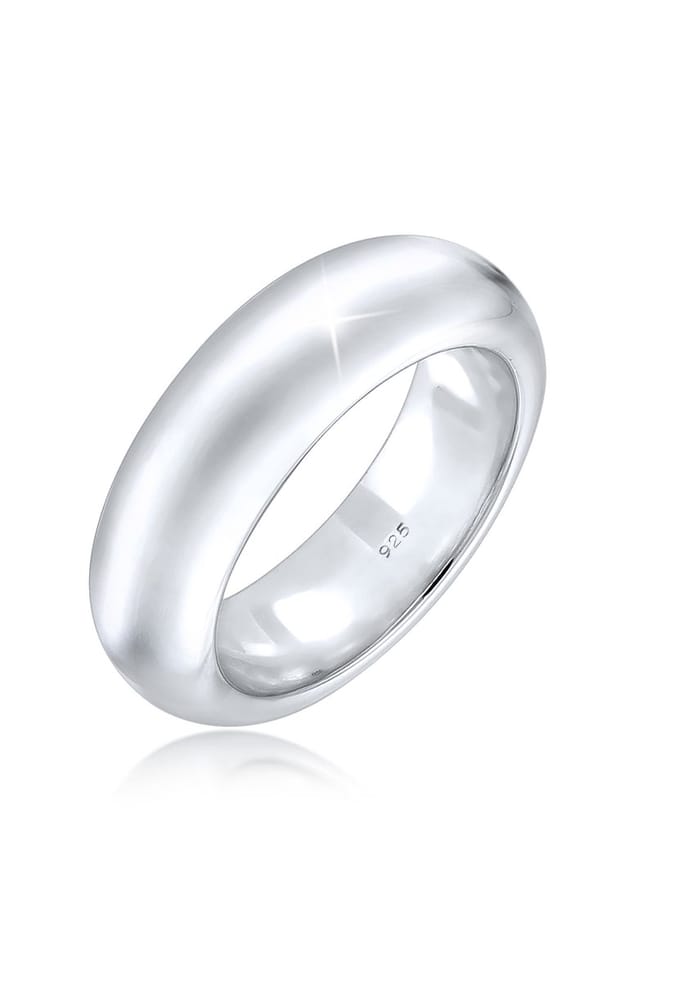 Elli PREMIUM - Ring - Bandring Modern Statement Blogger Trend 925 Silber - Dames