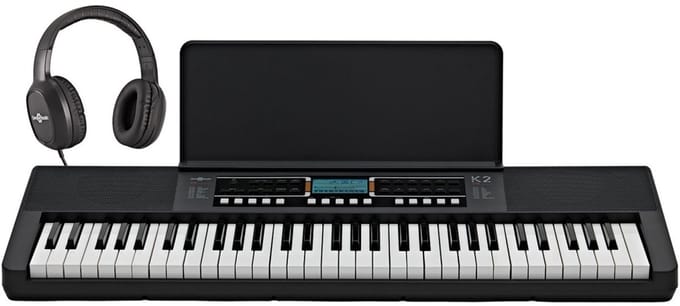 K2 61-toetsen Keyboard met Bluetooth, Hoofdtelefoonpakket