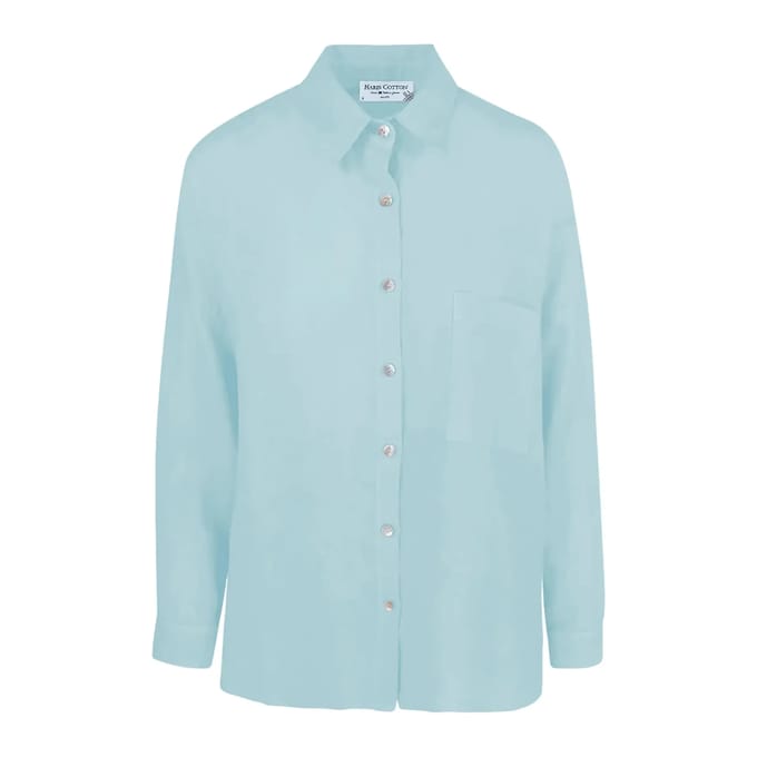 Dameshemd met lange mouwen Haris Cotton