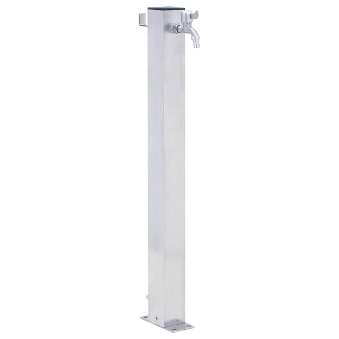 vidaXL - Waterzuil - vierkant - 40 - cm - roestvrij - staal
