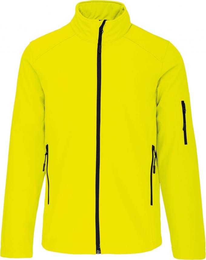 Kariban Softshell jas K401 - Fluorescent Yellow - M