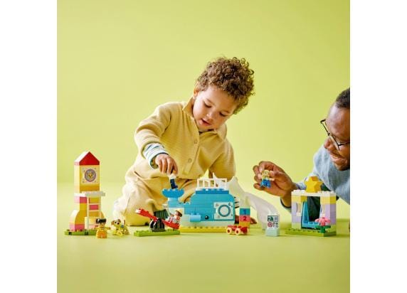 LEGO 10991 DUPLO Stad Droomspeeltuin Educatieve Speelgoed Set voor Peuters met Honden Figuur