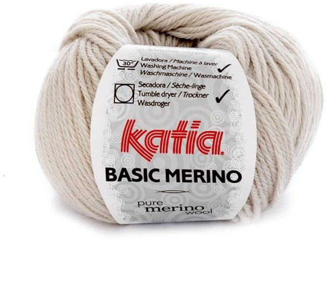 Katia Basic Merino - 11 lichtbeige - Wol/Acryl Garen