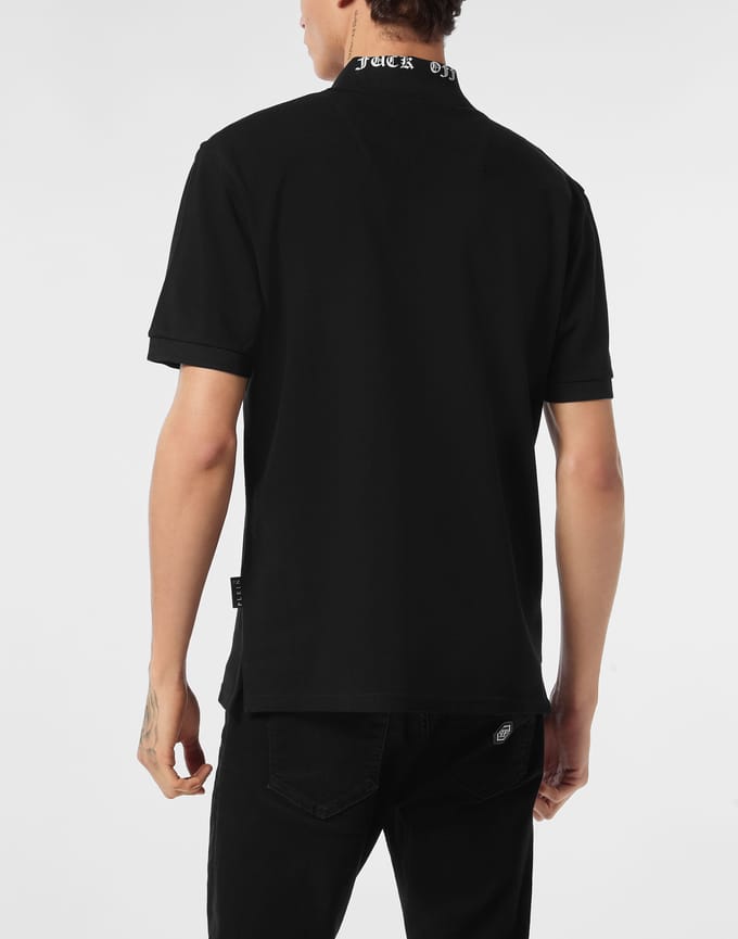 Polo T-Shirt Schedel & Beenderen