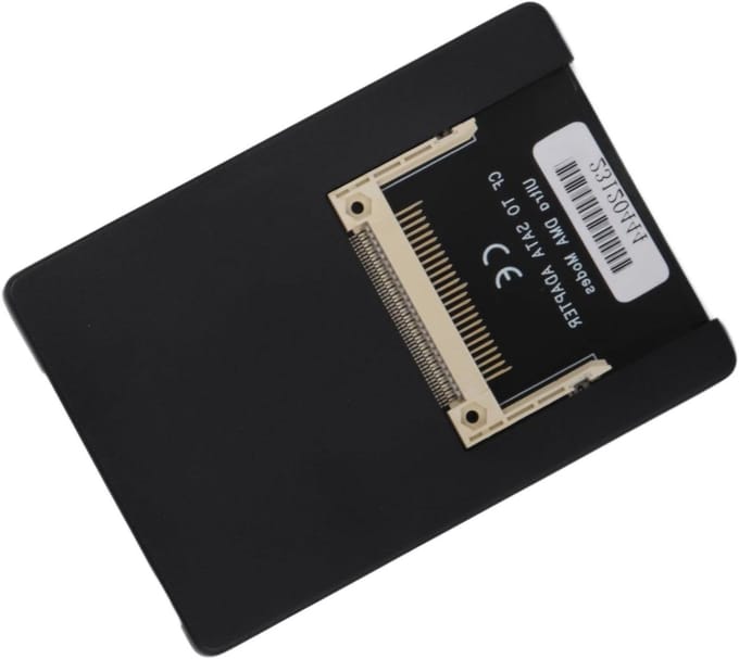 Adapterkaart CF naar - Opslag Uitbreiding - Laptop Opslag - SSD Prestaties - 2.5 Inch - Zwart