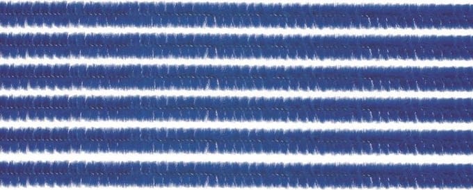 Chenilledraad - 20x - blauw - 50 cm - hobby/knutsel materialen