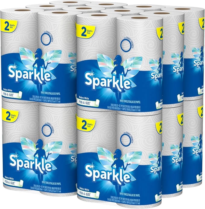 Extra Grote Keukenrol, 24 Rollen, 3-laags Absorberend Papier