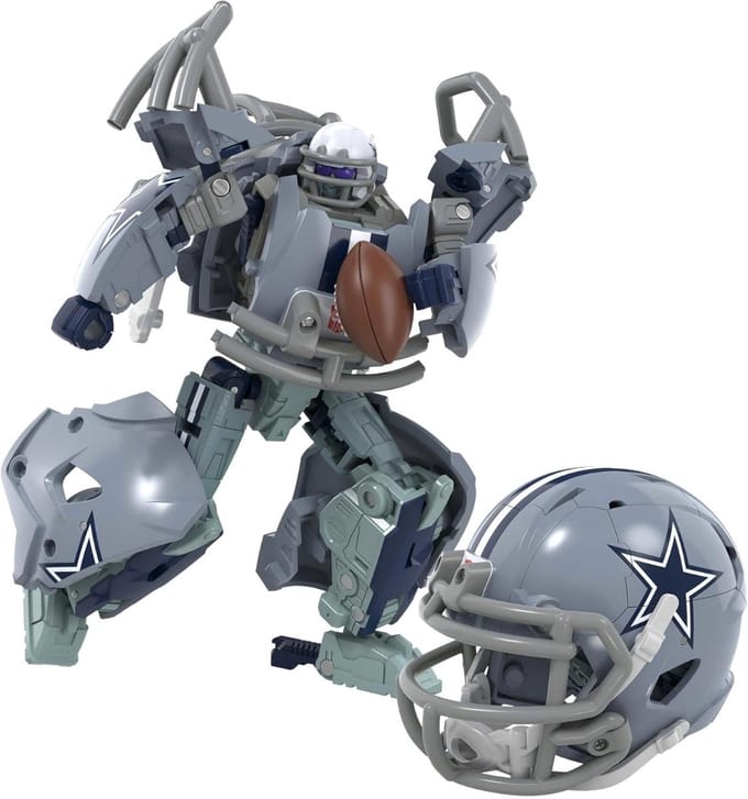 Hasbro Transformers x NFL Action Figure Dallas Cowboys: Starblitz 14 cm Action Figuur