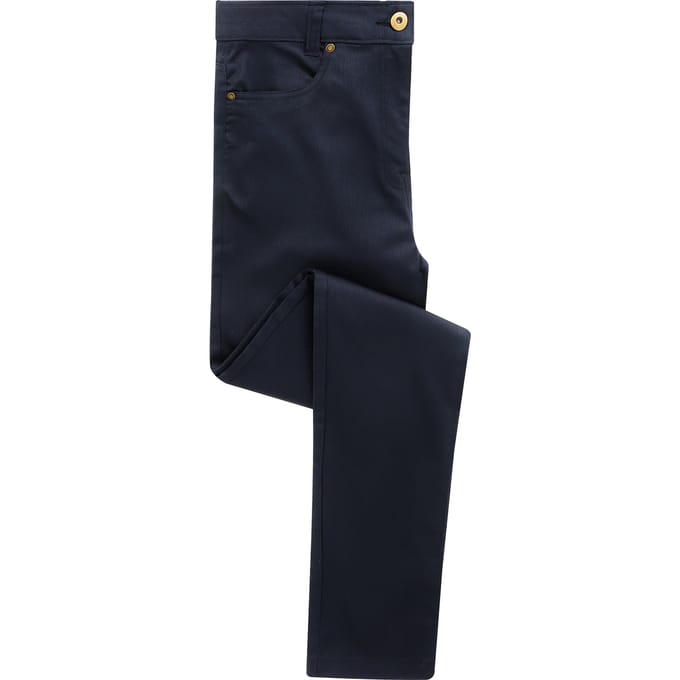 Premier Vrouwen/dames Performance Chino Jeans (Marine)