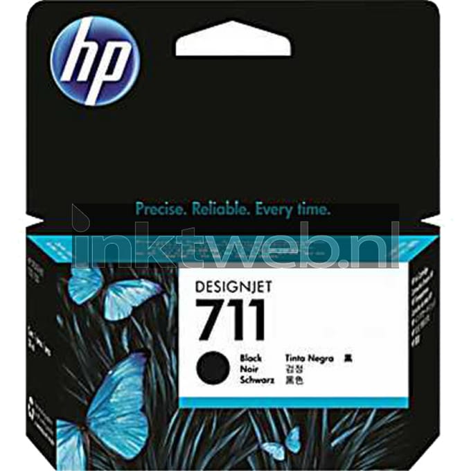 Inktcartridge hp cz129a 711 zwart