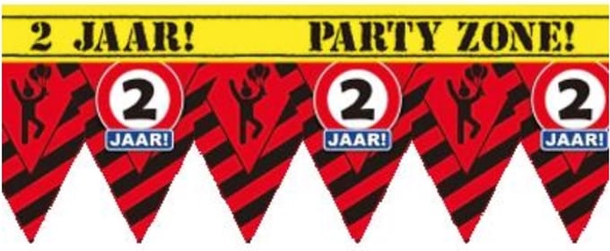 Paper Dreams Markeerlint 2 Jaar 12 Meter Rood/geel