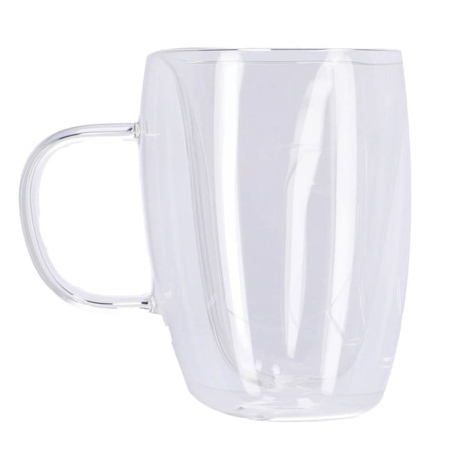 Mok dubbelwandig 350ml set van 2 met handgreep