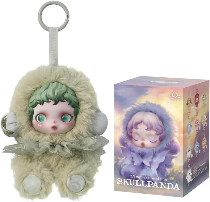 Luxe Pluche Pop SKULLPANDA Impressionisme Serie Knuffel - Voor Verzamelaars