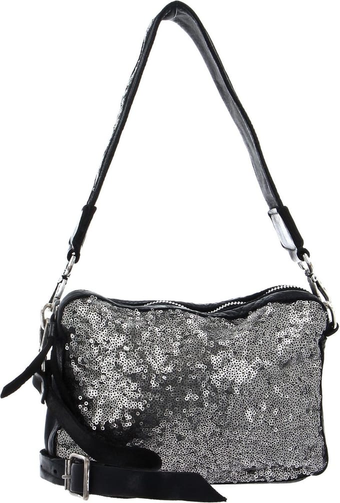 CATERINA LUCCHI Schoudertas Hakea Bowler Bag Argento + T / Nero Zilverkleurig