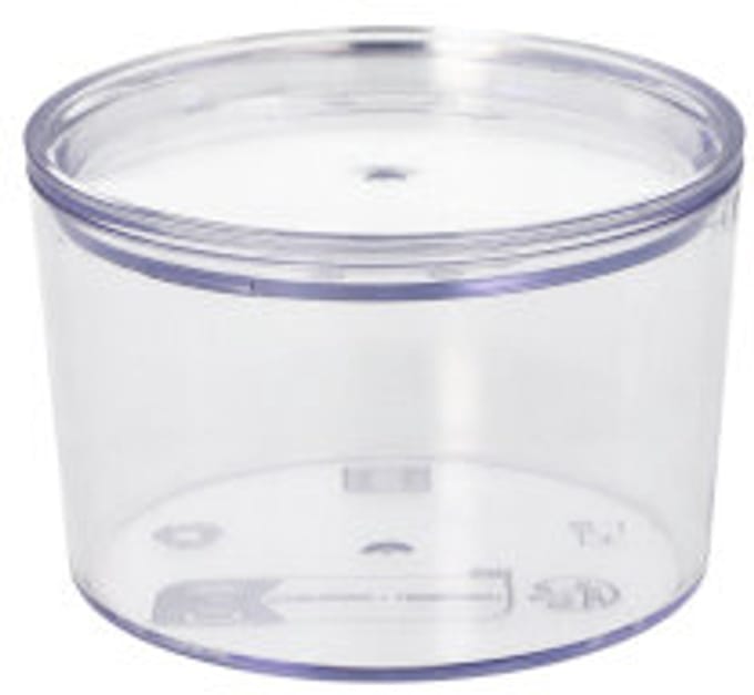10 Herbruikbare beker + Deksels rond 190 ml Ø 8 cm · 5,4 cm transparant Cella