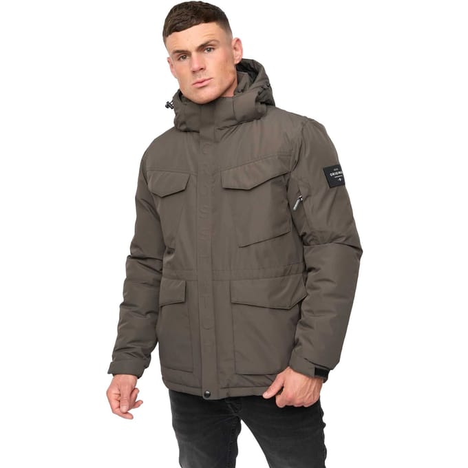 Crosshatch Heren Plentons Jacket (Olijf)