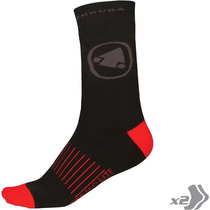 Endura Thermolite® Ii Sock (twin Pack) Black - S