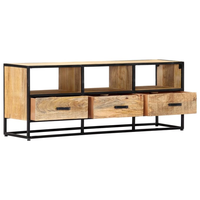 vidaXL - Tv-meubel - 120x30x45 - cm - massief - mangohout