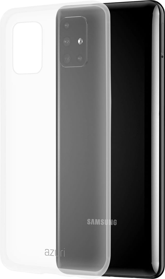 Azuri hoesje voor Samsung Galaxy A51 - Transparant