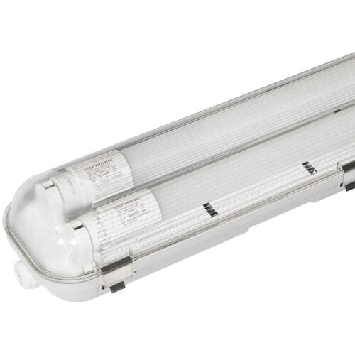 HOFTRONIC 6x LED TL Armatuur 120 cm - 6000K Daglicht wit - 2x18 Watt - IP65 Waterdicht