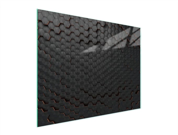 TMK ArtDeko - Snijplank Glas - 52x40 cm - Zwart - Veilig - Multifunctioneel