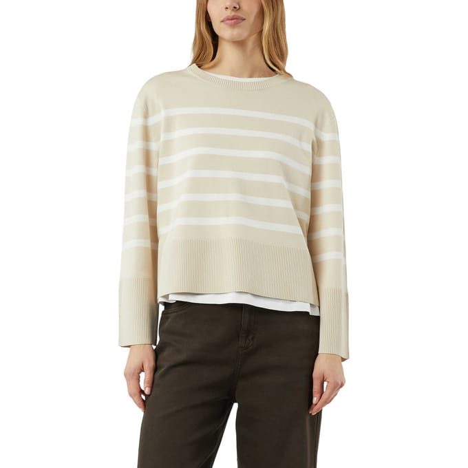 Comma  Pullover Beige Size: 34 | Sweaters Outlet | Dames | Beige