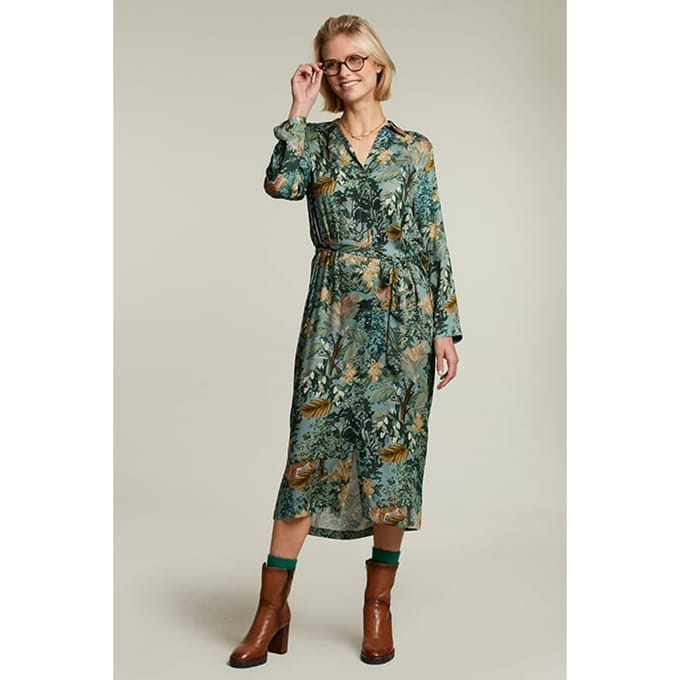River Woods Multi Fantasy Dress With Buttons Taglia: 36 | Abiti Midi Outlet | Donna | Bianco