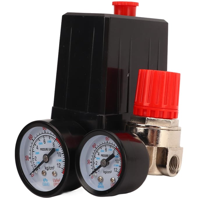Luchtcompressor Drukschakelaar 0 180PSI Regelventiel Kit Vervangingsonderdelen Accessoires