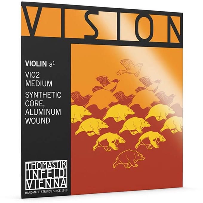 Thomastik Infeld VI-02 violin string A-2 4/4 medium, synthetic core, aluminum wound