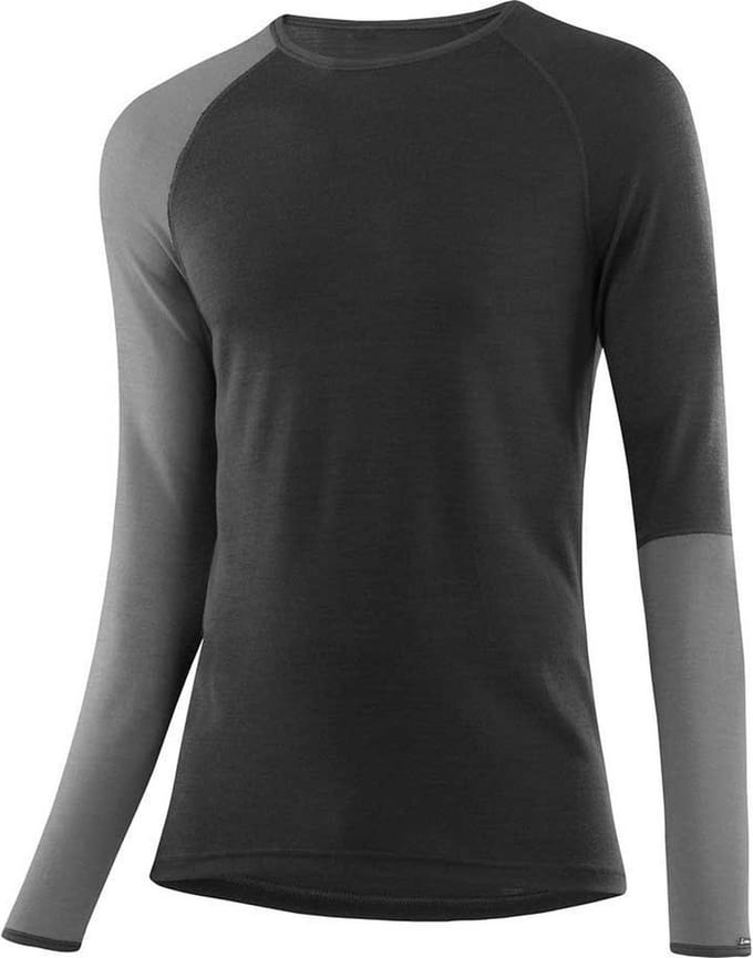 Loeffler Cb Transtex Merino Lange Mouwen Basislaag Zwart,Grijs 52 Man