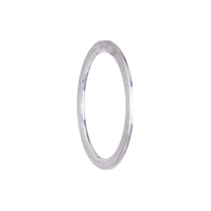 Trapas As Ring Spacer Adapter 24mm x 1/2/3mm MTB Mountainbike BB Crankstel 2mm gray