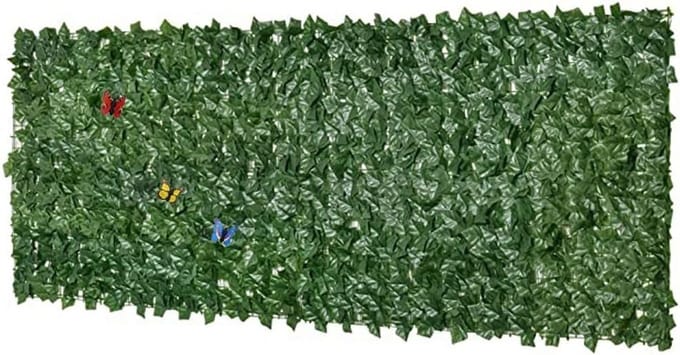 Kunsthaag Tuinscherm - Groene Afscheiding - Tuin Aankleden - 90% Privacy - 1x10 Meter - Groen