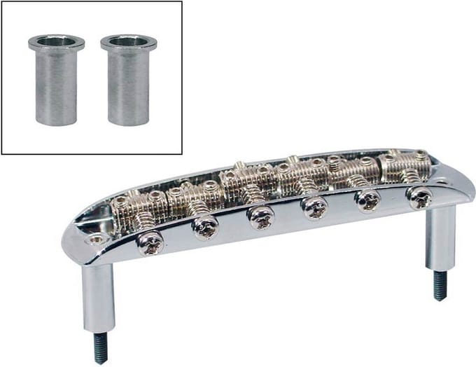 Brug voor e-gitaar, jag/jmast style, chroom