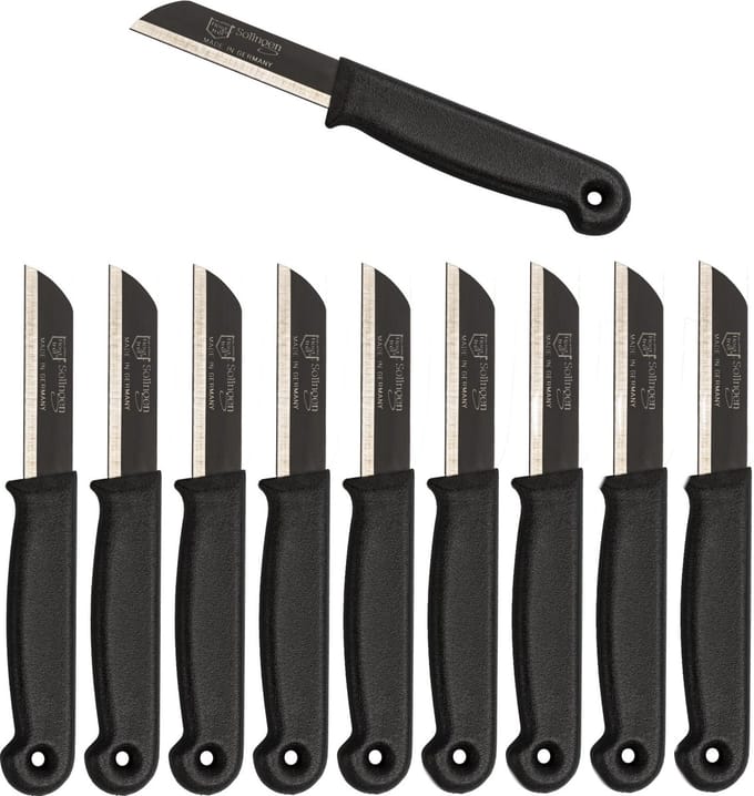 Solingen Schilmesje Duits - Zwart - RVS 16 cm. - 500 stuks