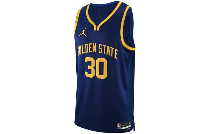 Maillot de Basketball Jordan Dri FIT Unisexe Bleu 2XL