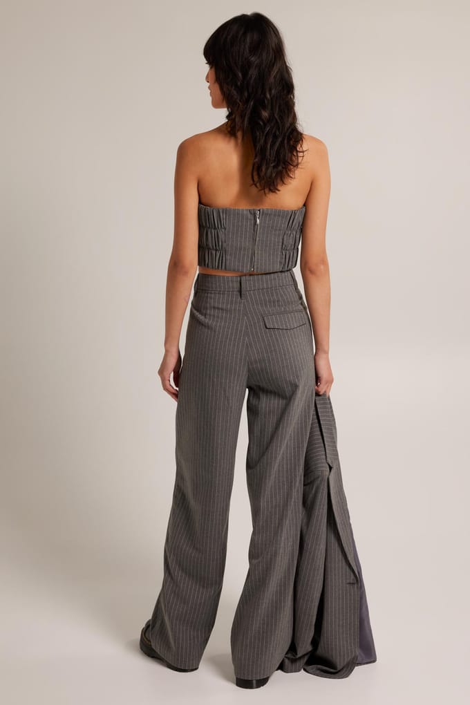 America Today Immy Grey/white Taglia: XL | Canottiere Outlet | Donna | Grigio