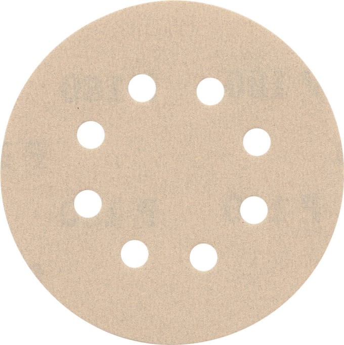Kelfort SCHUURSCHIJF VELCRO WIT 125MM K180 10 ST