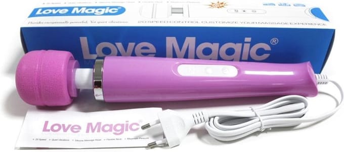 Love magic® Wand Vibrator 230 V 20 speed ROZE