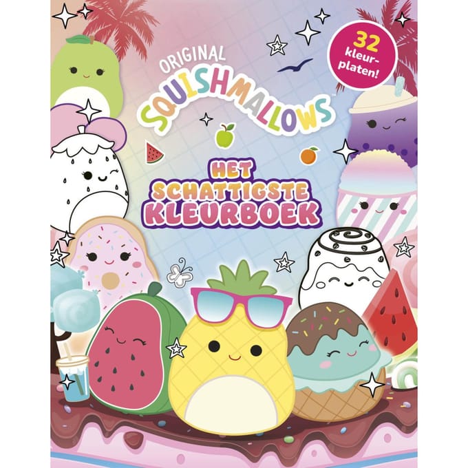 Het Officiële Squishmallows Kleurboek - De Super Squishy Club