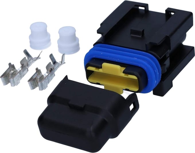 Waterdichte autozekeringhouderset met afdichting en deksel 0,75-2,5mm²