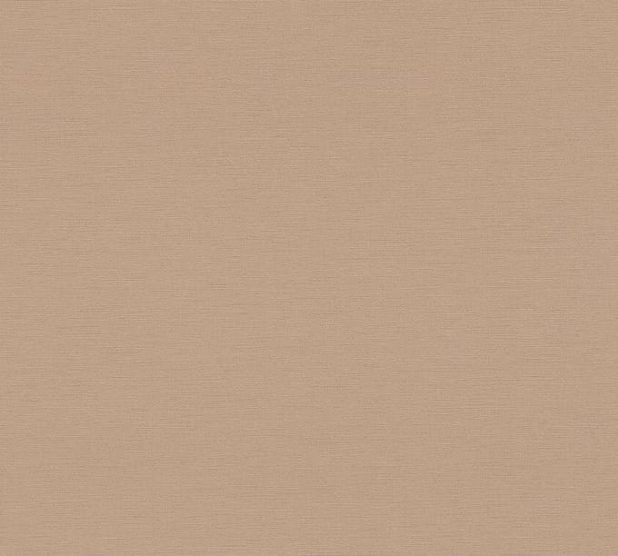 LINNENLOOK BEHANG | Basic - Bruin Beige - Living Walls Anna d'Andrea
