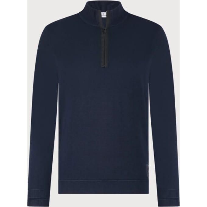 Blue Industry De half-zip pullover met ribkraag |