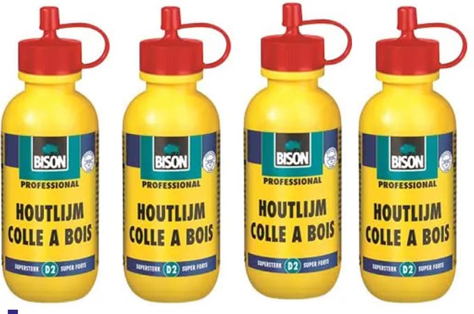 Bison® Houtlijm 75gr d2 - 4 stuks - KD set