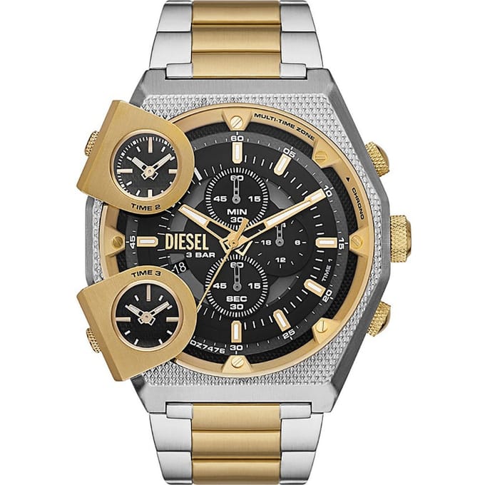 Diesel Sideshow DZ7476 Horloge - Staal - Multi - Ø 52 mm