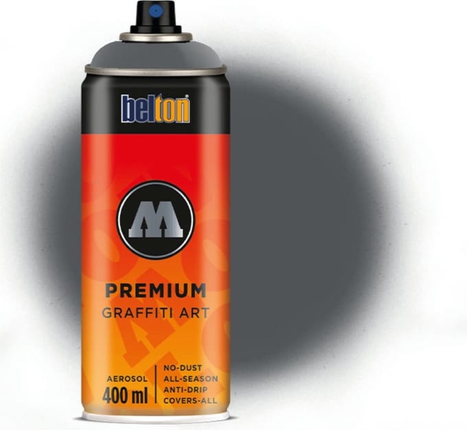 Molotow - Belton Premium 400ml Spray Can Anthracite Middle
