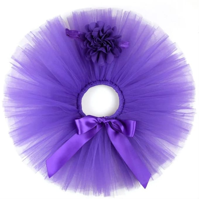 Tutu set - Paars baby - 6-12 maanden