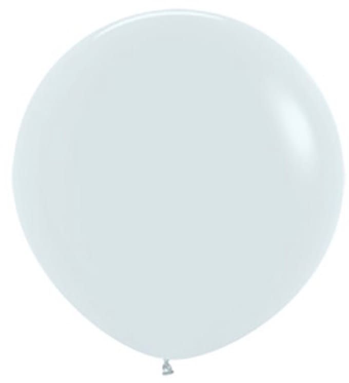 Fashion Witte Ballon 90 cm van SEMPERTEX – Ref. R36-005– Set van 10 stuks
